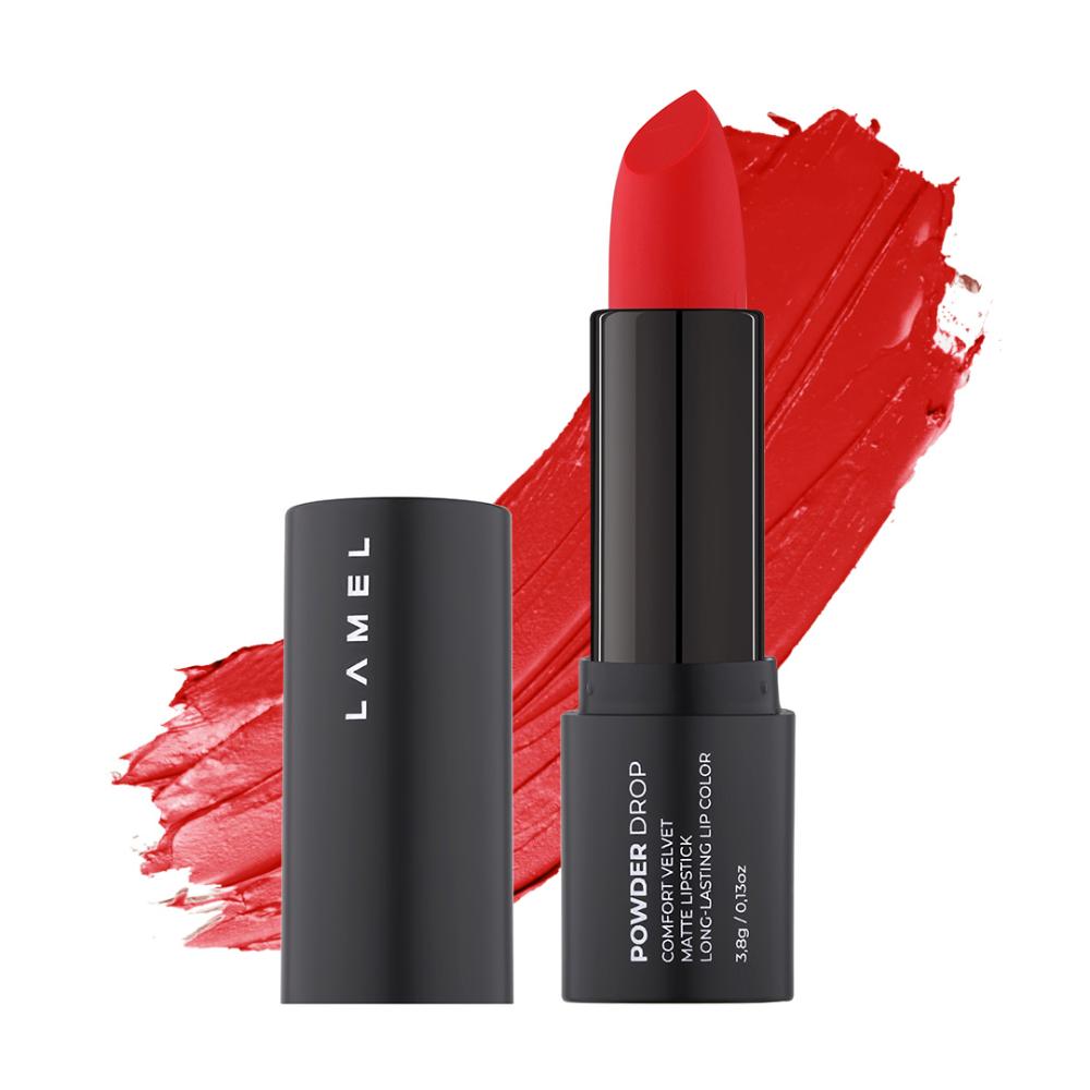 Powder Drop Matte Lipstick - 407 Red Velvet