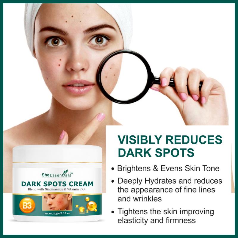 Dark Spot Corrector Cream, Niacinamide & Vitamin E Oil