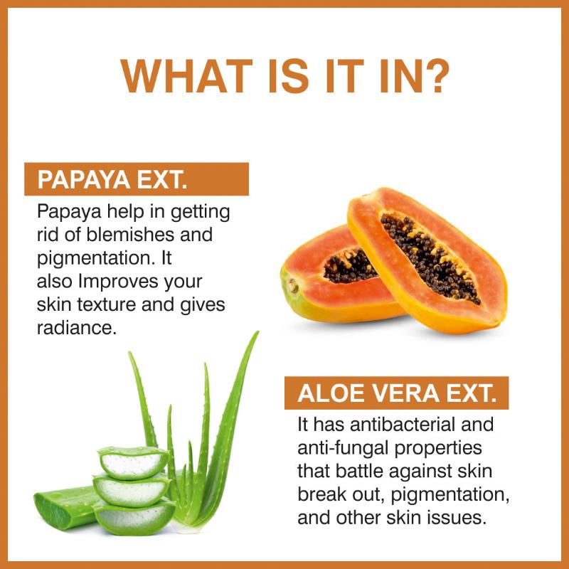 Papaya Brightening Face Wash For Glowing & Radiant Skin