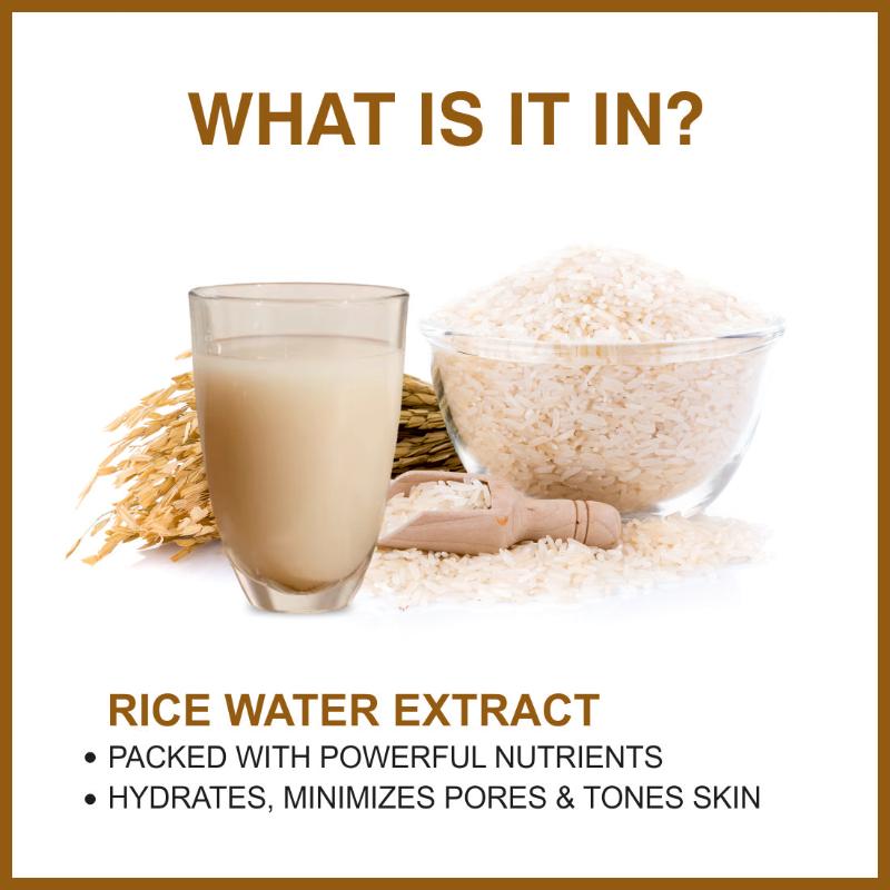Rice Water Face Wash Removes Excess Oils & Reduce Blemishes Of The Skin