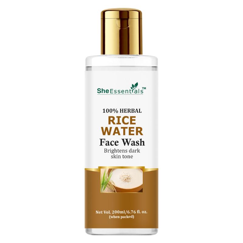 Rice Water Face Wash Removes Excess Oils & Reduce Blemishes Of The Skin