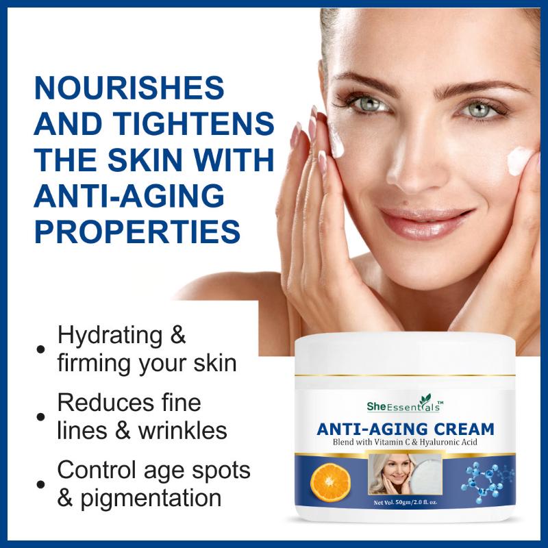 Anti Ageing Cream Vitamin C & Hyaluronic Acid