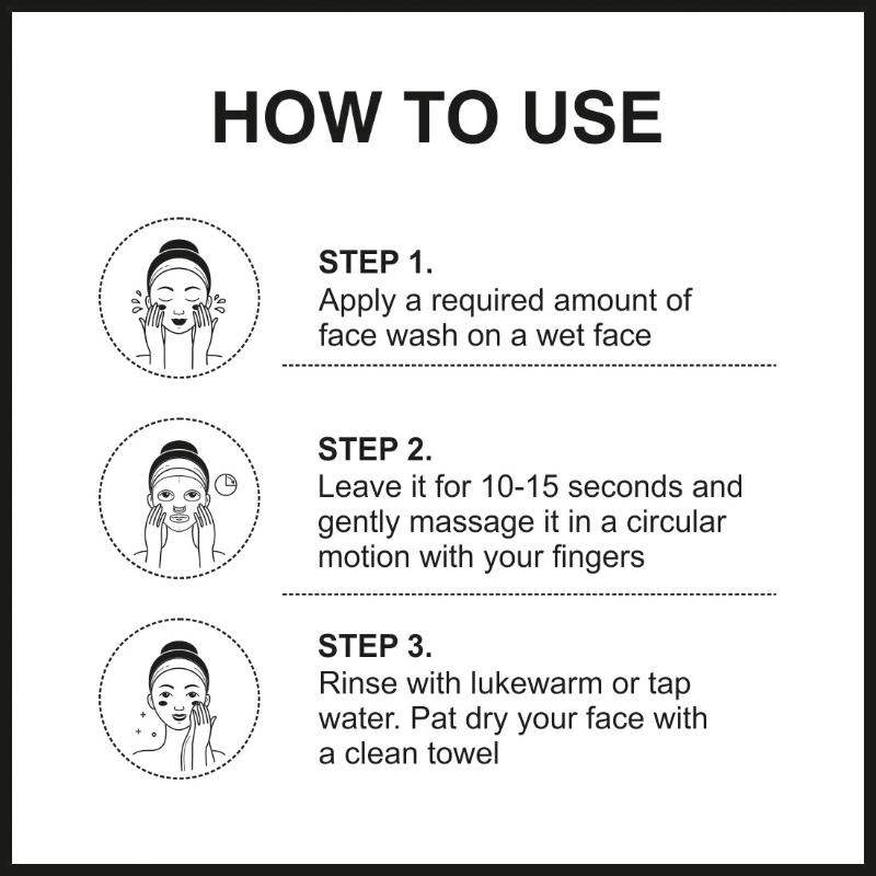 Charcoal Face Wash With Activated Charcoal For Oil Control