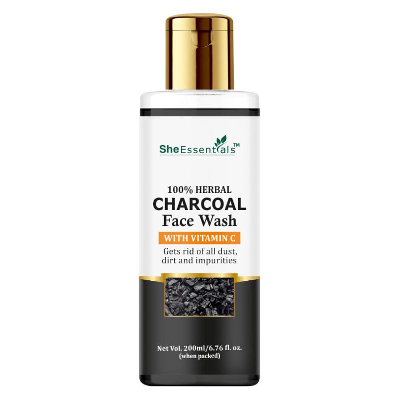 Charcoal Face Wash With Activated Charcoal For Oil Control