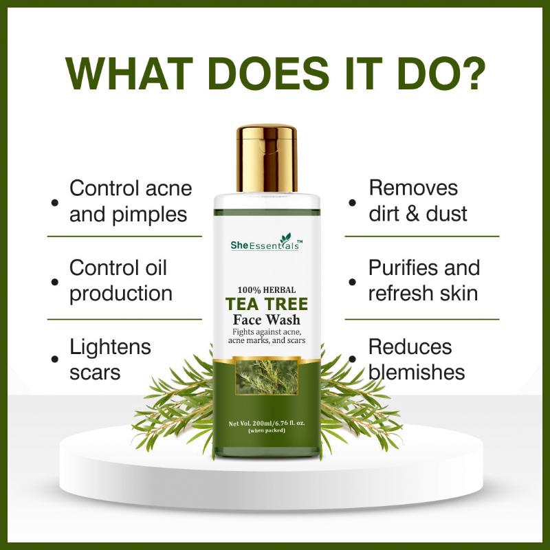 Tea Tree Oil Face Wash For Acne Control