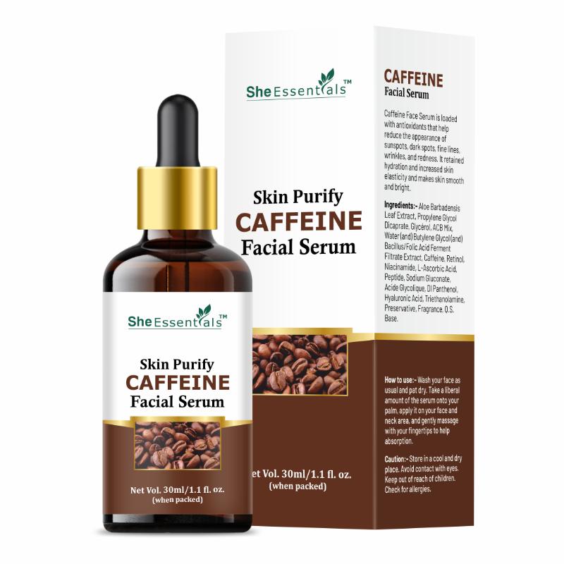 Coffee Face Serum For Hydration & Sun Damage Protection - Antioxidant-Rich