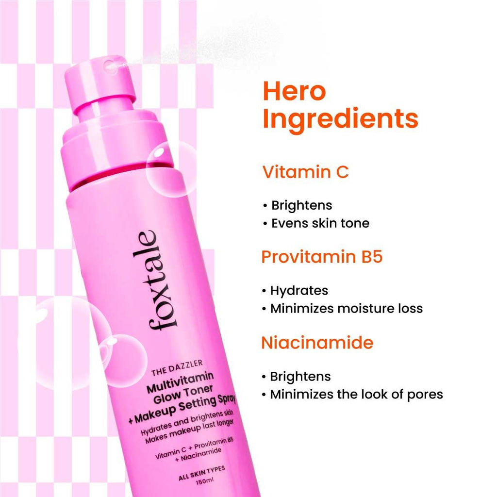 Multivitamin Glow Toner + Setting Spray Vitamin C & Niacinamide