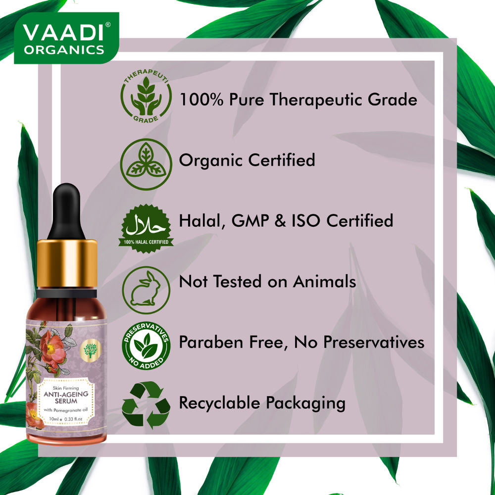 Skin Firming Anti Ageing Serum With Pomegranate Oil