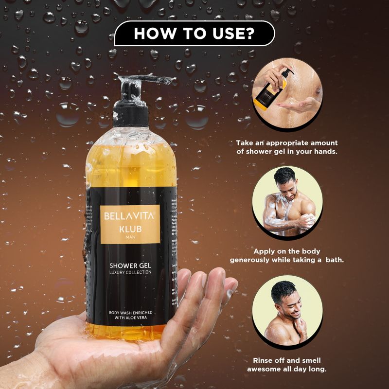 Bella Vita Klub Man Shower Gel