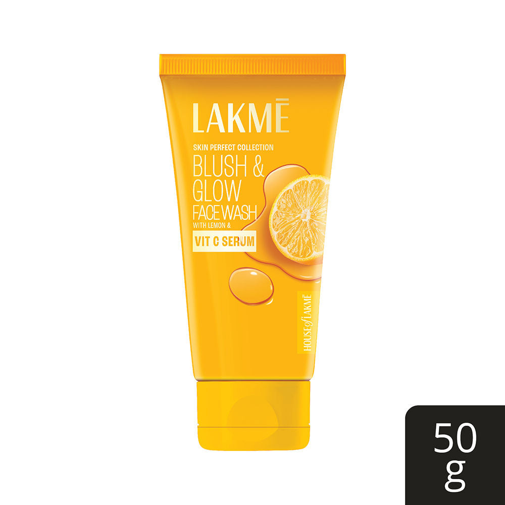 Blush & Glow Brightening Face Wash Lemon With Vitamin C Serum
