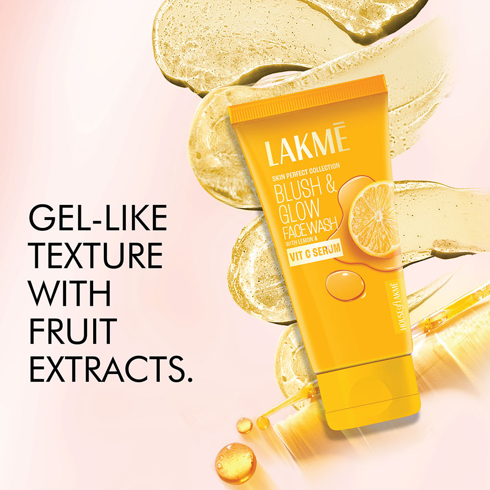 Blush & Glow Brightening Face Wash Lemon With Vitamin C Serum