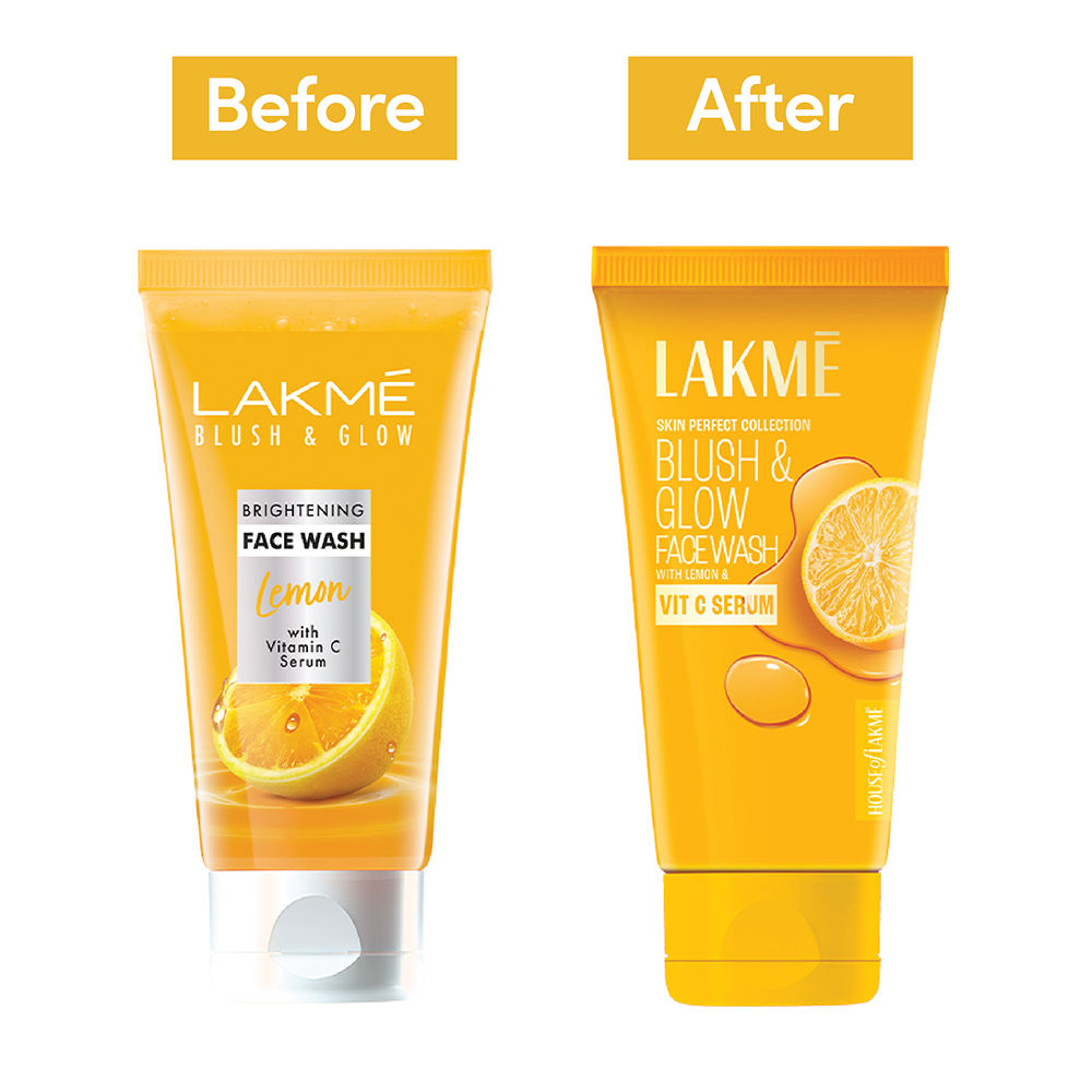 Blush & Glow Brightening Face Wash Lemon With Vitamin C Serum