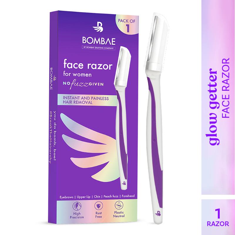 Reusable & Painless Face & Eyebrow Razor For Instant Glowing Skin & Hair Removal-Pack Of 1