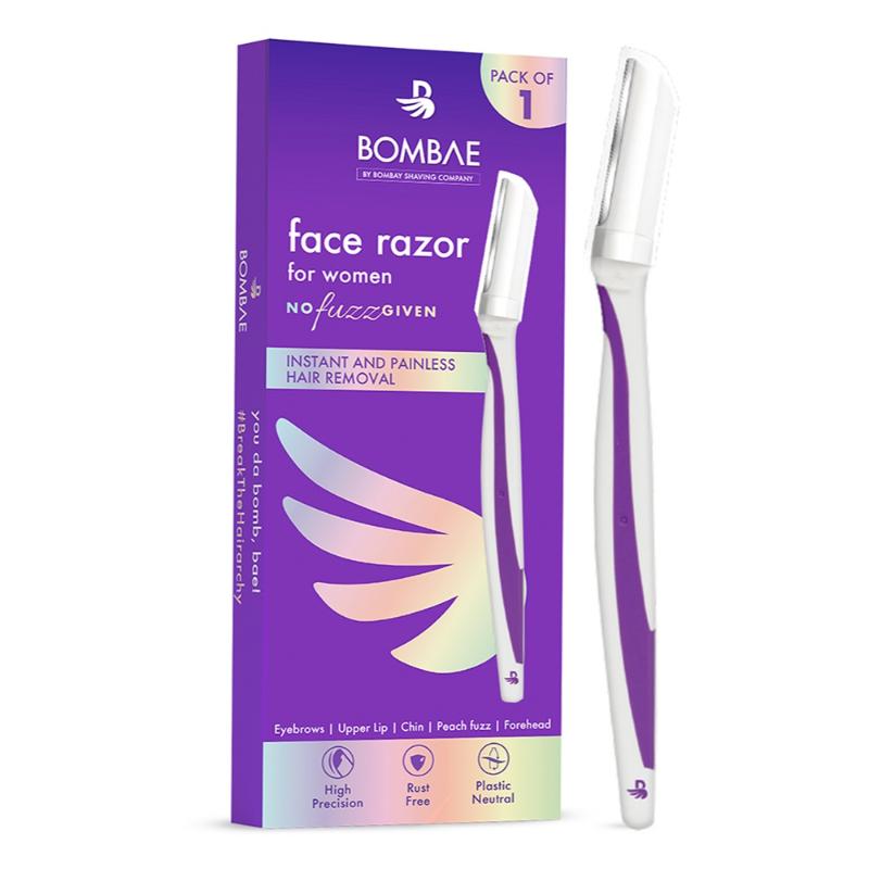 Reusable & Painless Face & Eyebrow Razor For Instant Glowing Skin & Hair Removal-Pack Of 1