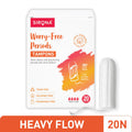 Fda Approved Non Applicator Tampons For Heavy Flow, Ultra Soft, Safe, & Biodegradable