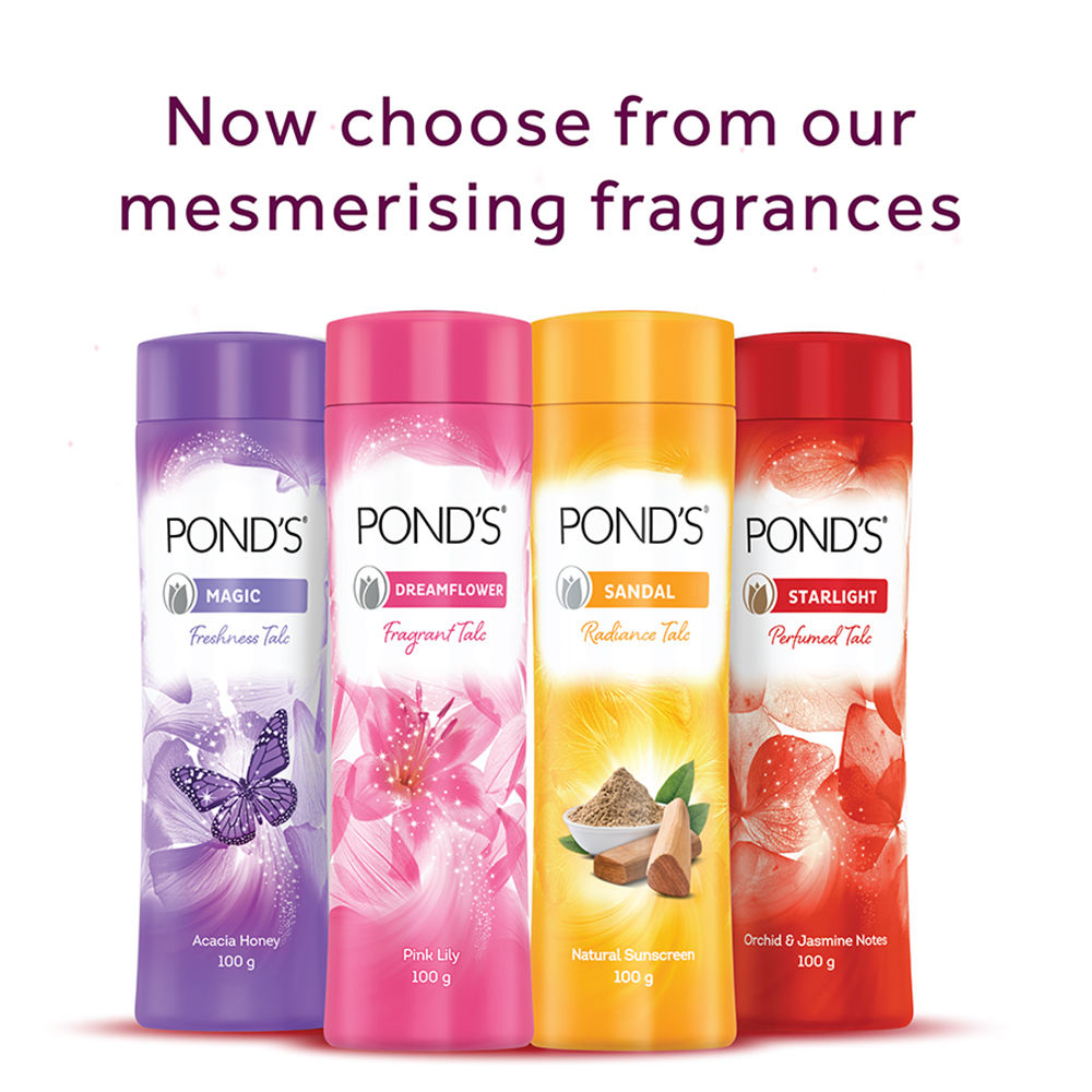 Starlight Perfumed Talc Powder Orchid & Jasmin Notes