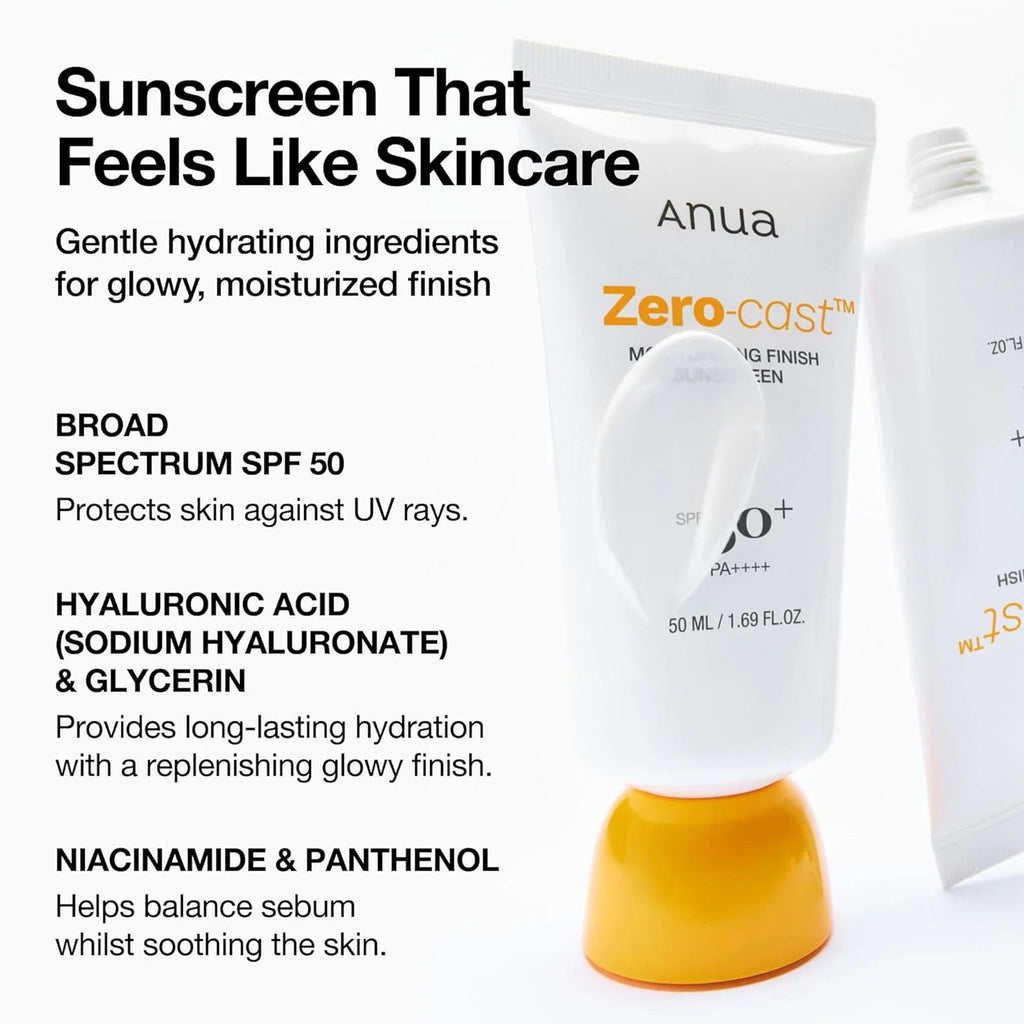 Zero-Cast Moisturizing Finish Sunscreen SPF50+ PA++++
