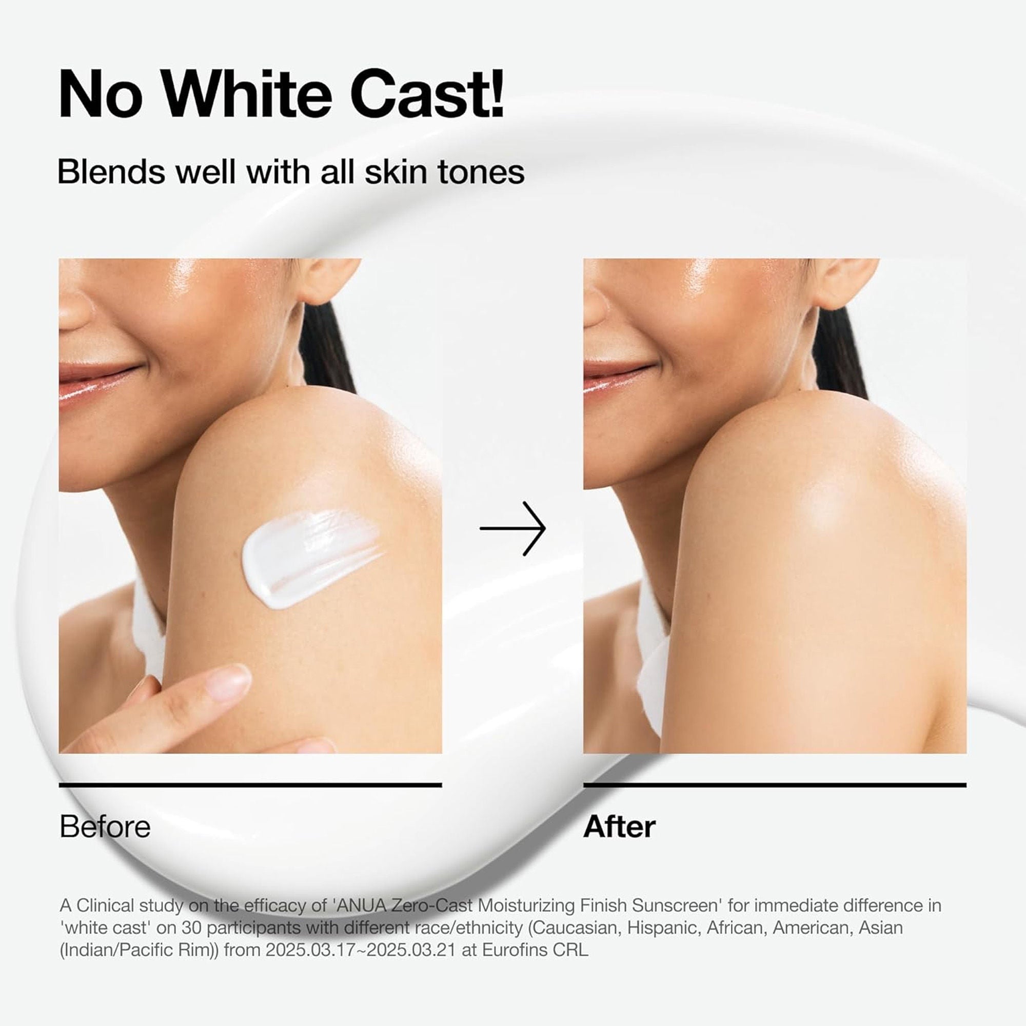 Zero-Cast Moisturizing Finish Sunscreen SPF50+ PA++++