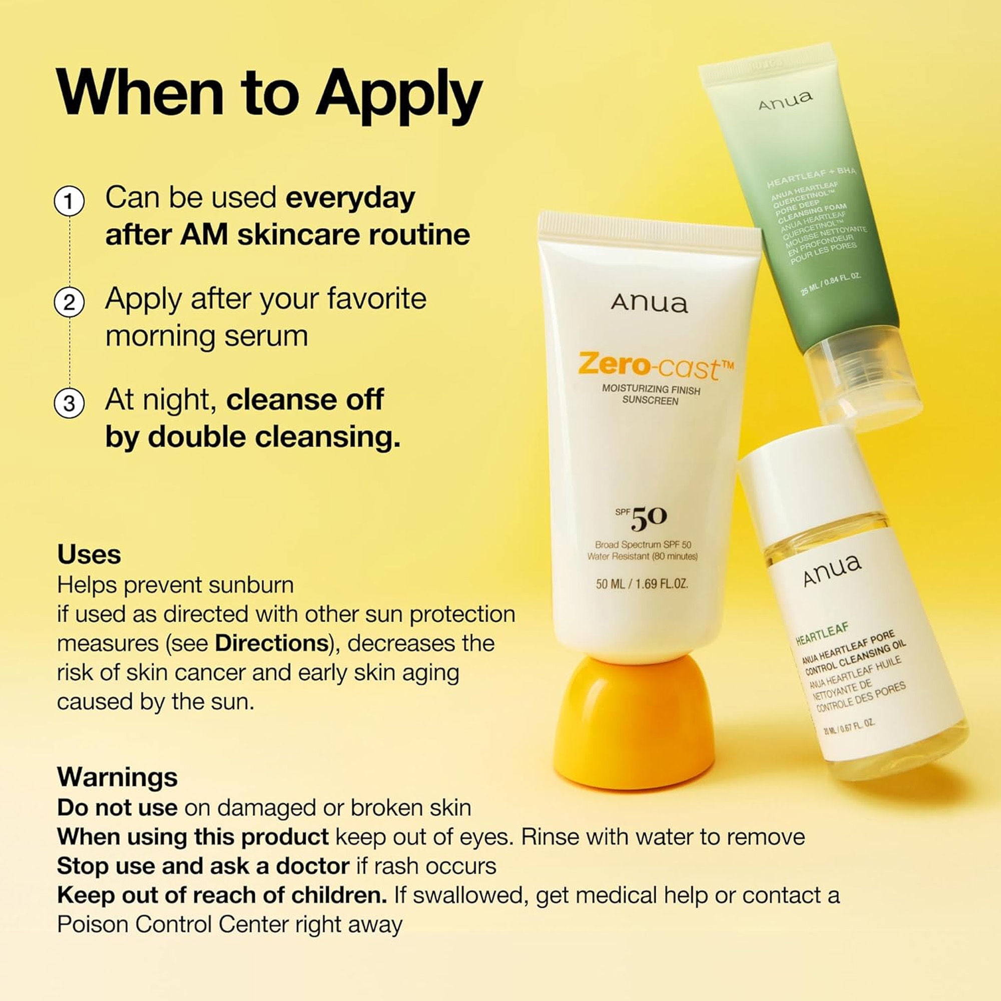Zero-Cast Moisturizing Finish Sunscreen SPF50+ PA++++