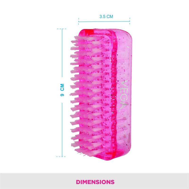 Dual Surface Nail Brush (NB-02) (Colour May Vary)