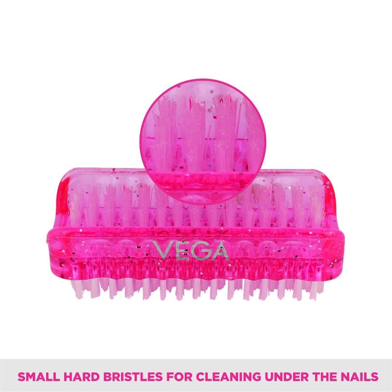 Dual Surface Nail Brush (NB-02) (Colour May Vary)