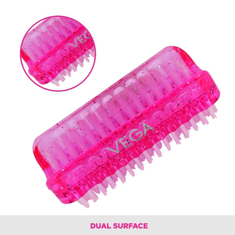 Dual Surface Nail Brush (NB-02) (Colour May Vary)