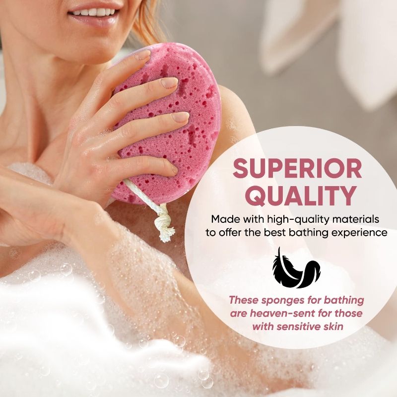 Sea Bath Sponge (BA-3/15)- Assorted Colors (Color May Vary)