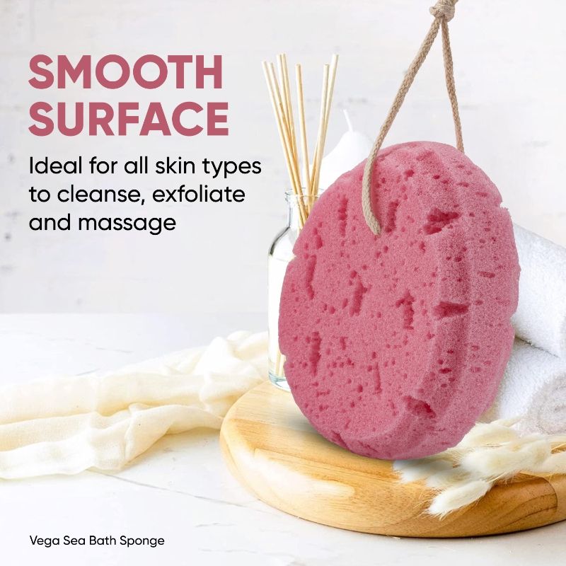 Sea Bath Sponge (BA-3/15)- Assorted Colors (Color May Vary)