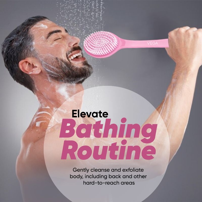 BA-1/1N Luxury Fine Massager Bath Brush (Color May Vary)