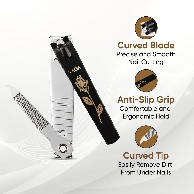 Large Nail Clipper Box - Black