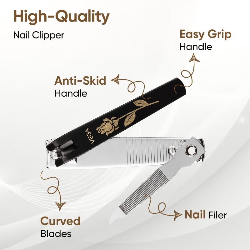 Large Nail Clipper Box - Black