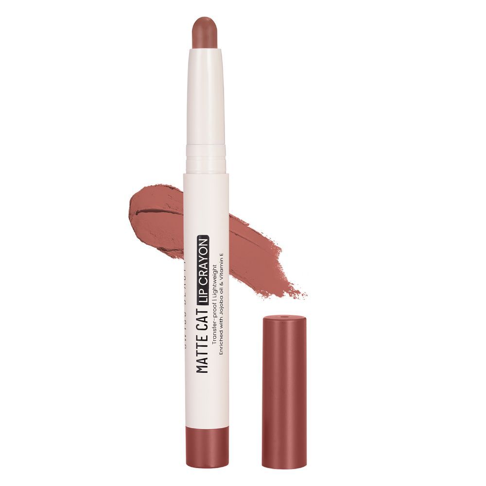 Non Transfer Matte Cat Lip Crayon - Fig-Mauve