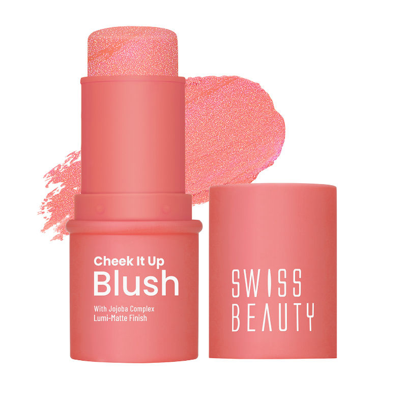 Cheek It Up Lumi-Matte Finish Blush - 3 Mood Liffer Coral