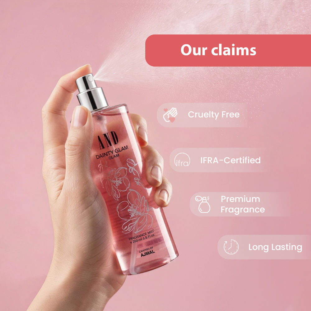 And Dainty Glam Body Mist Perfume For Women