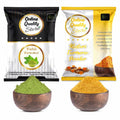 Tulsi Powder & Kasturi Turmeric Powder Anti Acne Face Pack