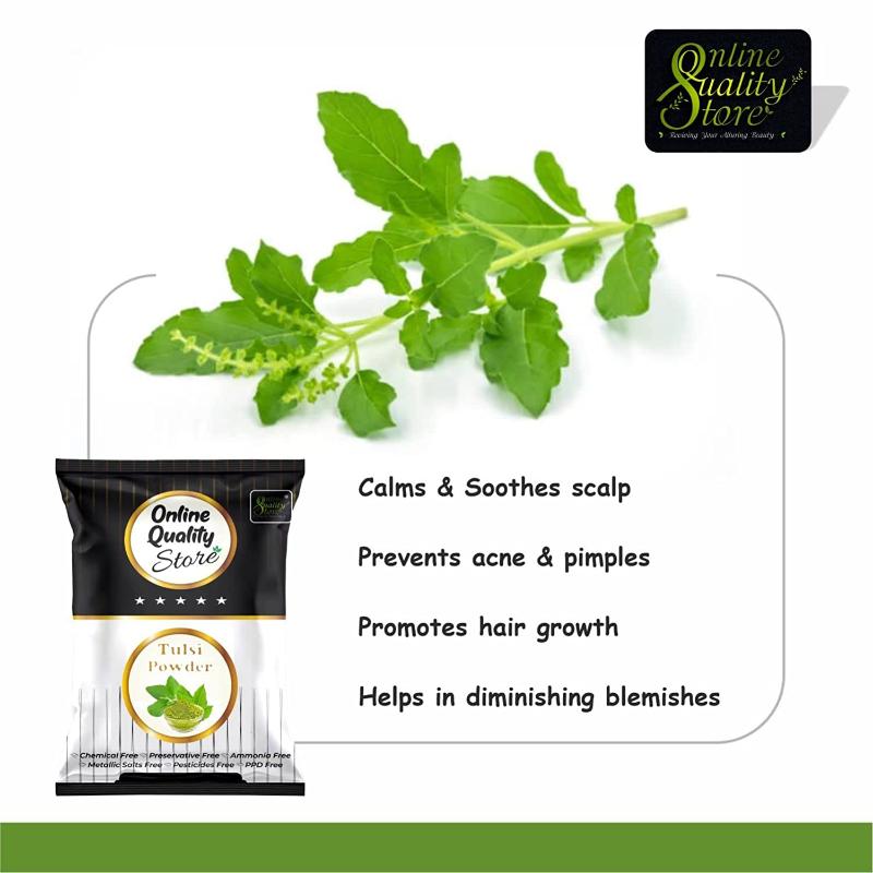 Tulsi Powder & Kasturi Turmeric Powder Anti Acne Face Pack