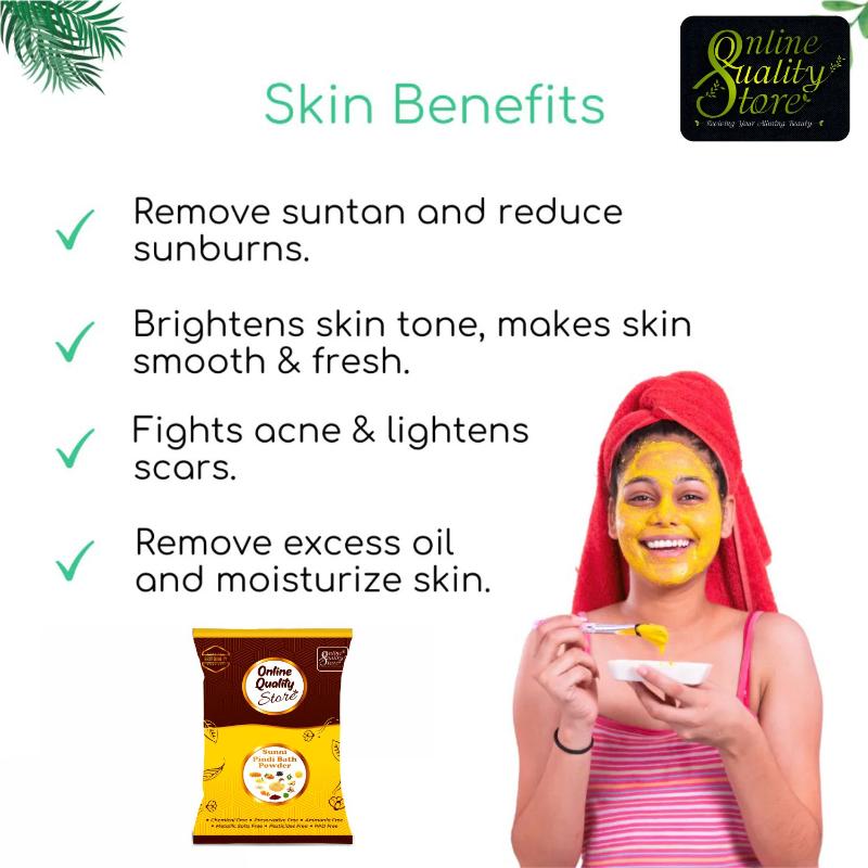 Sunni Pindi Bath Powder For Skin Lightening & Tan