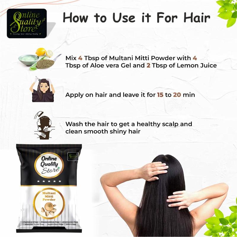 Pure Multani Mitti Powder For Hair & Skin