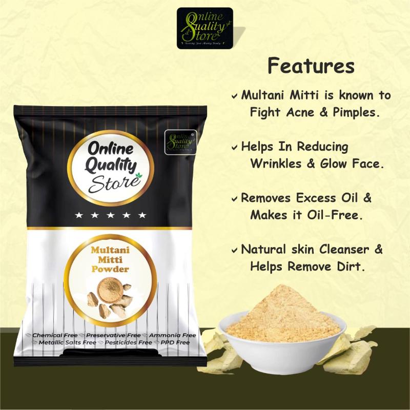 Pure Multani Mitti Powder For Hair & Skin