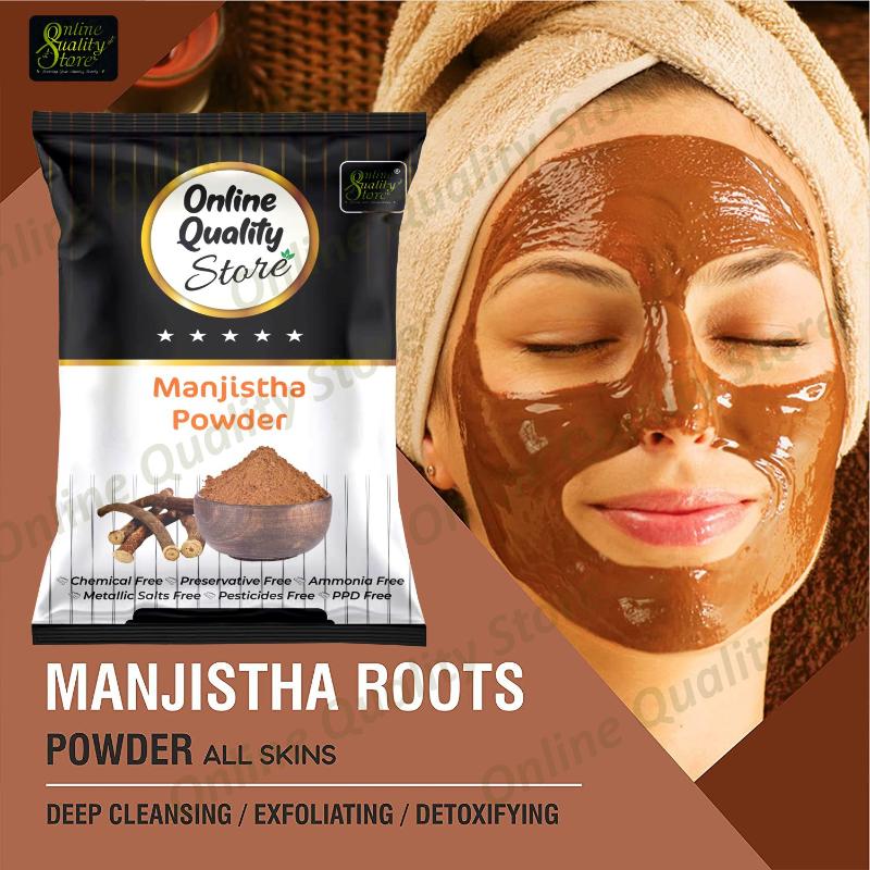 Organic Manjistha Powder For Hair & Skin Rubia Cordifolia