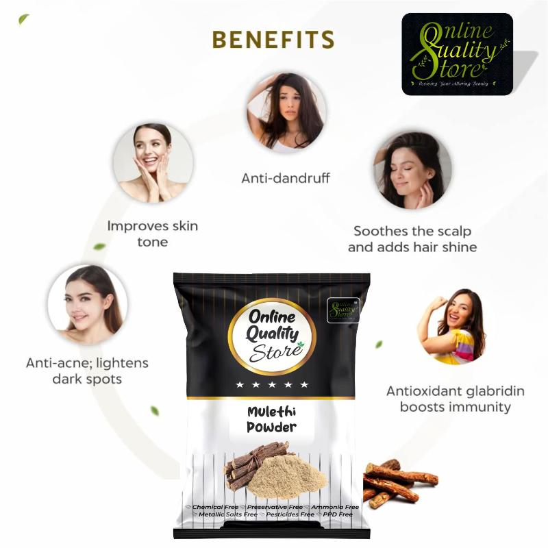 Lemon Peel, Mulethi Powder & Orange Peel Powder Pure & Natural For Hair & Skin