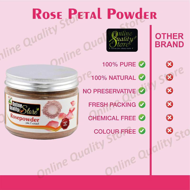 Rose Powder Pure & Natural For Hair & Skin