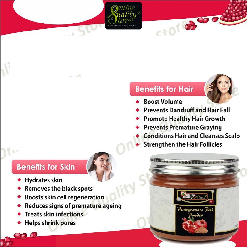 Pomegranate Peel Powder For Skin