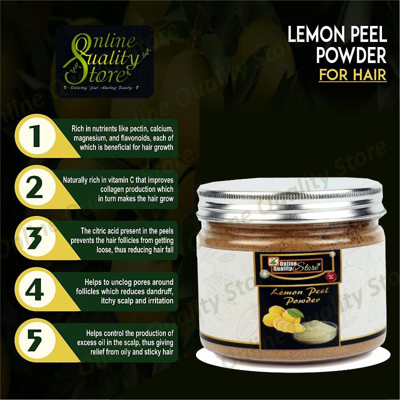 Lemon Peel Powder For Skin Whitening