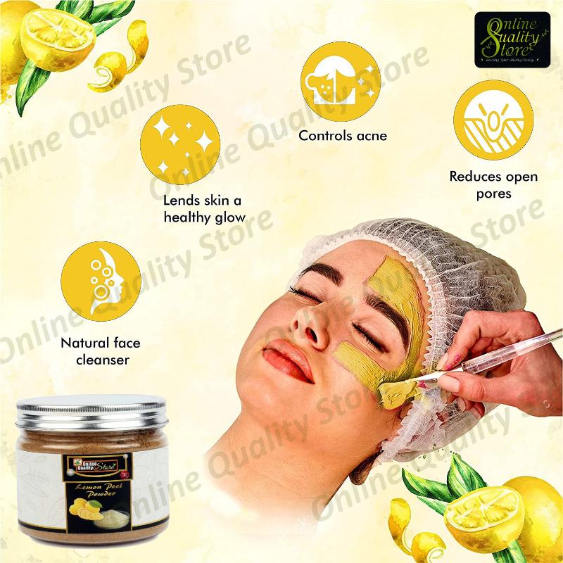 Lemon Peel Powder For Skin Whitening