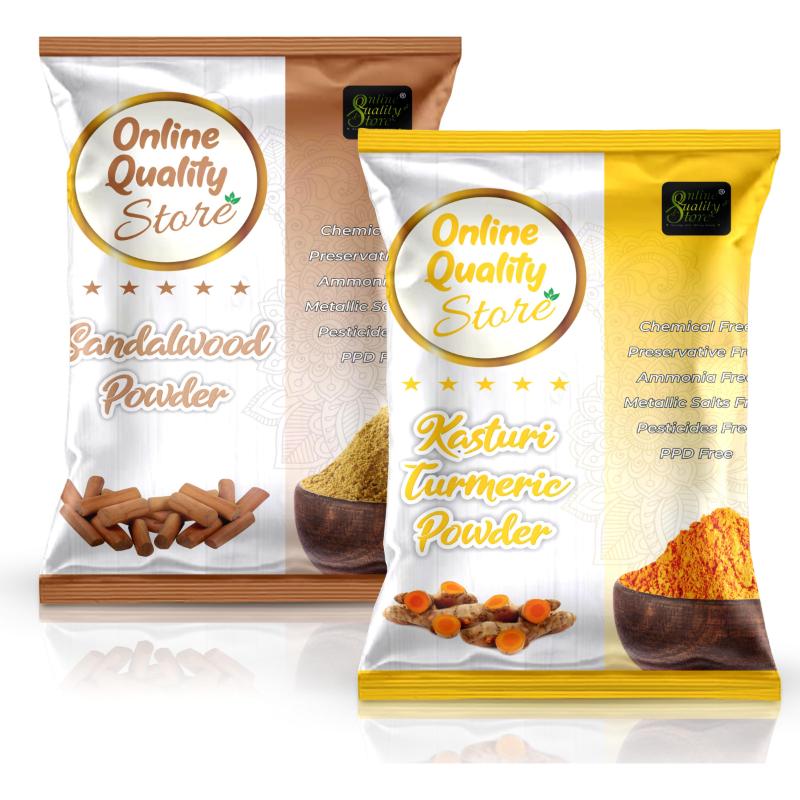 Kasturi Turmeric Powder + Sandalwood Powder For Skin