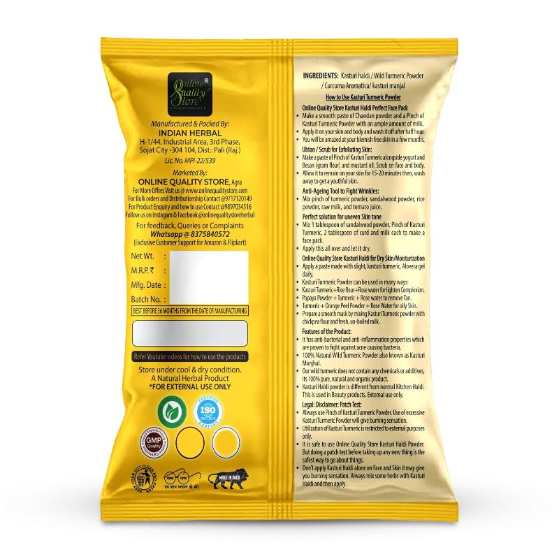 Kasturi Turmeric Powder + Sandalwood Powder For Skin