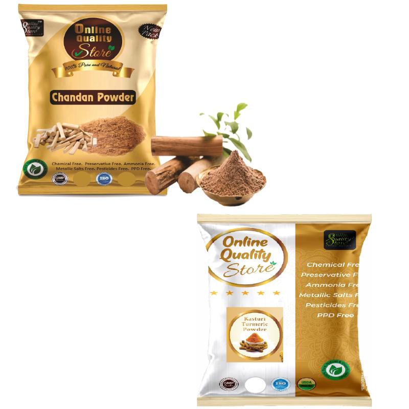Kasturi Turmeric Powder And Chandan Powder For Skin