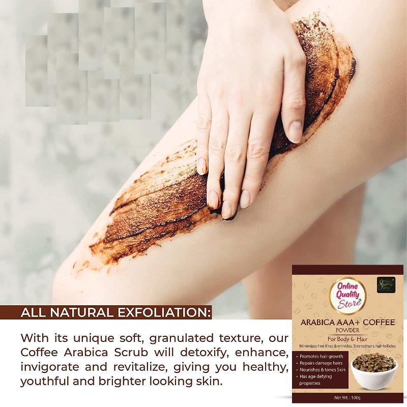 Arabica Aaa+ Coffee Powder For Body & Hair