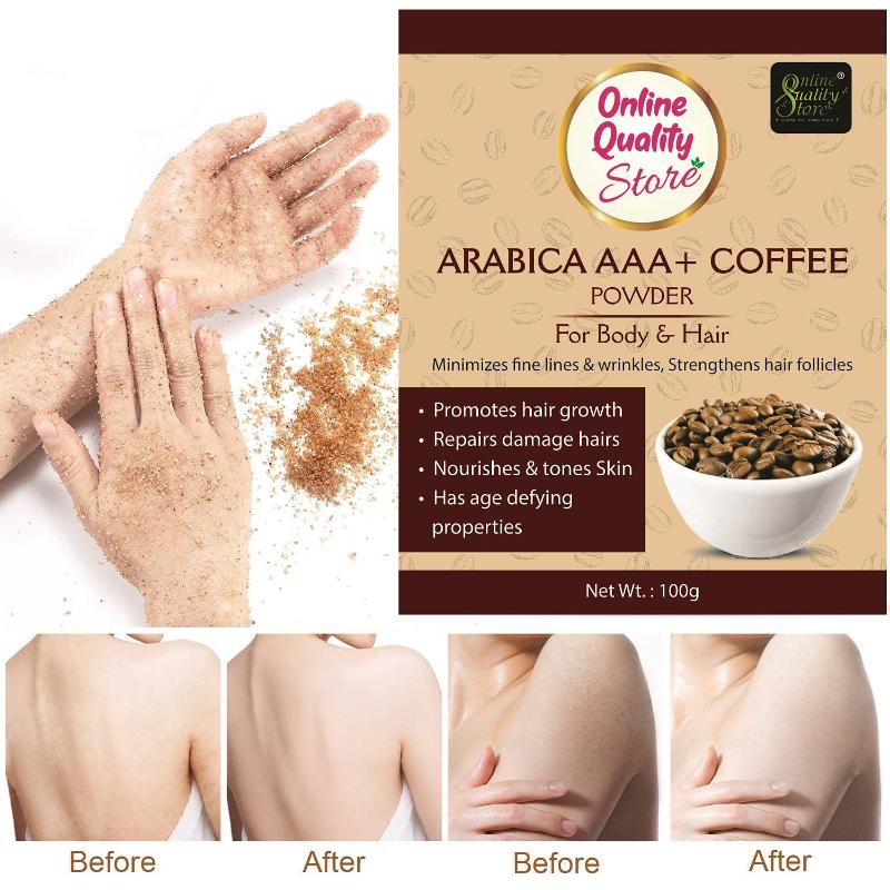 Arabica Aaa+ Coffee Powder For Body & Hair